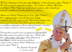 15. rocznica śmierci Jana Pawła II – Patrona SP 12